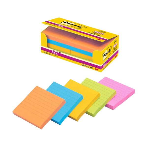 強粘着ノートエコノパックTMラインノート 6301SS-NE 900枚