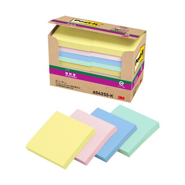 ポストイットパワーパック強粘着ノート20 6542SS-K 1800枚