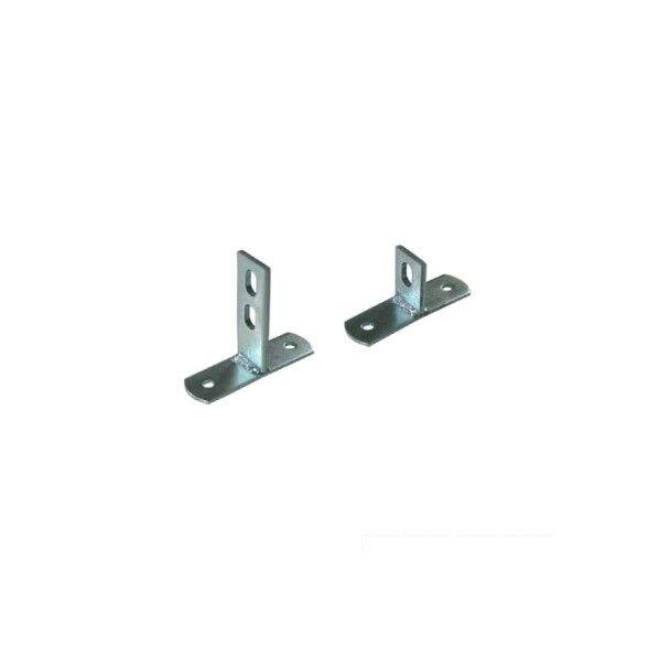 ※法人専用品※野島角清製作所 (ユニクロ-ムメッキ)溶接T字足 【25巾】1つ穴30L 20950191 450個