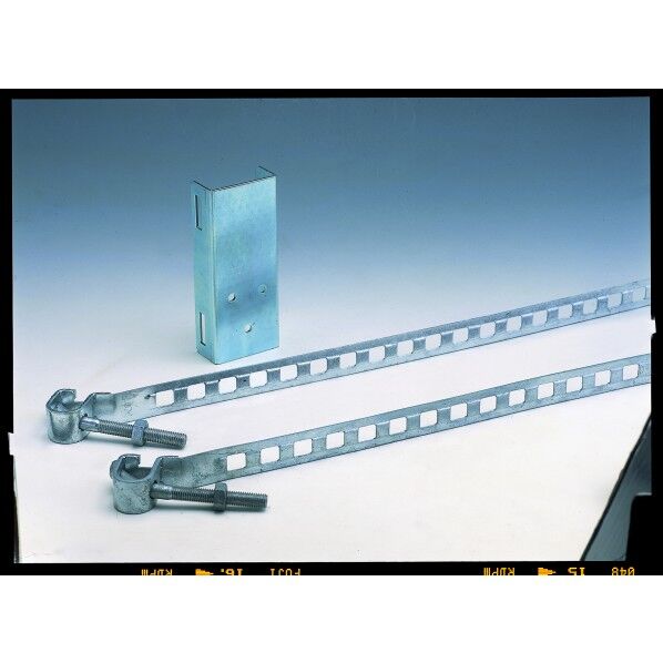 2面鏡電柱取付金具(厚板ベルト付き)