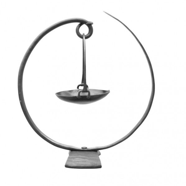 TS225鍛造フラワースタンドループバスケット