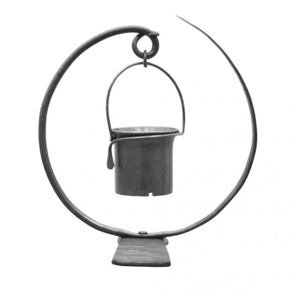 TS227鍛造フラワースタントﾞルーフﾟ鉢アーム