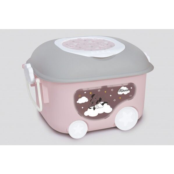 ミニーマウス窓付オモチャ箱