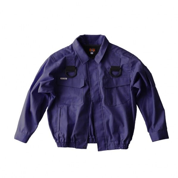 NK-001防炎作業服ファン無ネイビーLL