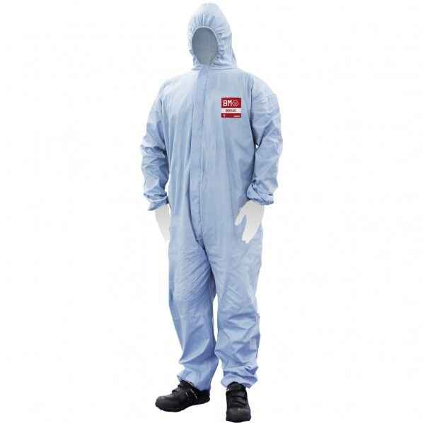 バリアーマン 難燃防護服 M ブルー