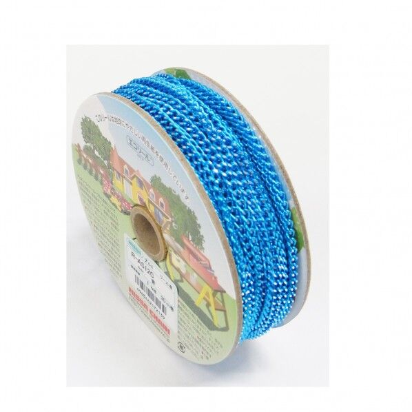 フリクションショートマンテルリール巻チェイン(アルミ) 青 30m R-AS12C 1