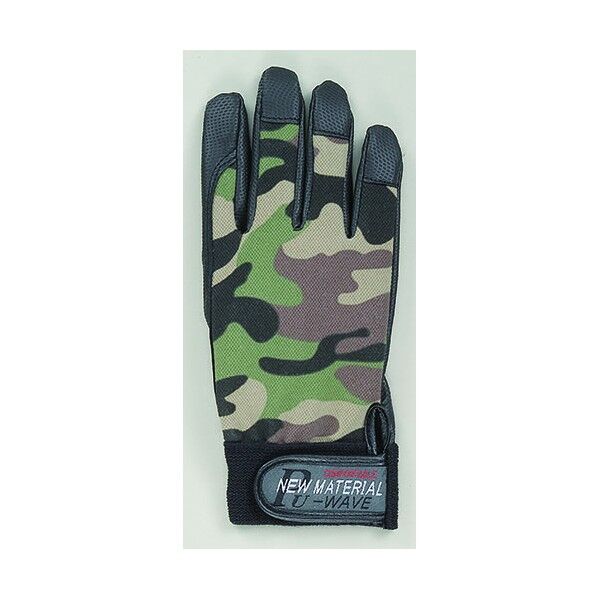おたふく手袋 おたふくピーユーウェーブM M 迷彩 K-18 1点