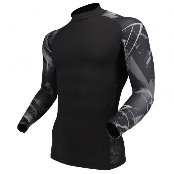 JW-625カモ黒LL冷感消臭長袖ハイネック