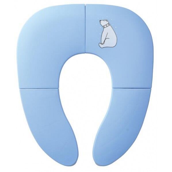 折り畳み式補助便座(青)