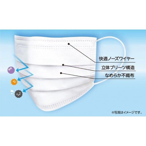 アーテック 99%カット不織布ソフトマスク(50枚入)Lサイスﾞ 52386 1セット