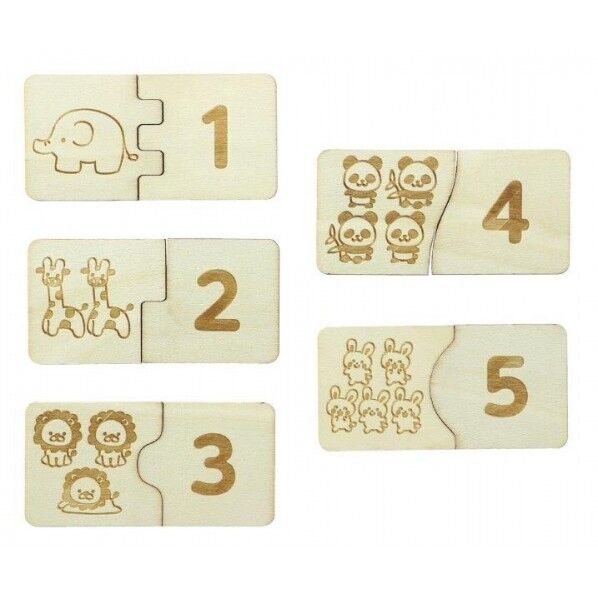 木製すうじパズル