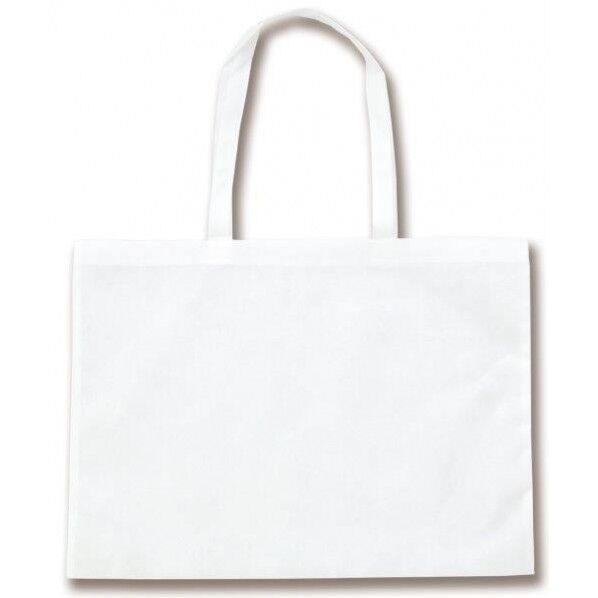 作品バック不織布製 特大 白