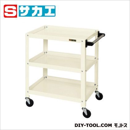 ニューCSツールワゴン ゴム車 アイボリー W600×D450×H740mm CSLA-6573I 11