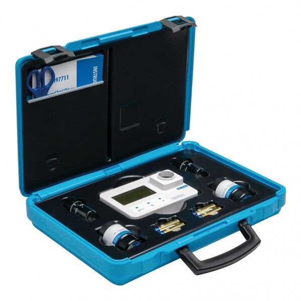 ポータブルデジタル残留塩素計 遊離塩素/全塩素 白 HI97711C 1セット