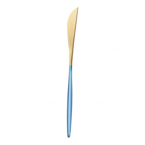 イシガキ産業 13-0リンクス ブルーゴールド テーブルナイフ(刃付) ●全長×刃渡り(mm):219×53 ブルー/ゴールド 1本