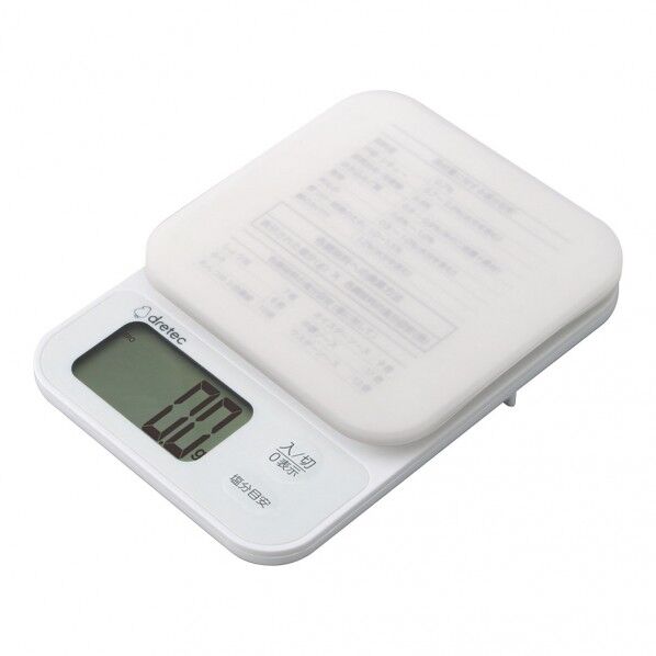 味付けの目安がわかるデジタルスケール