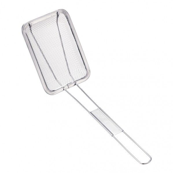 Murano(ムラノ) ステンレス シンプルミニ角型カス揚 18-8アミ・16メッシュ 1個...