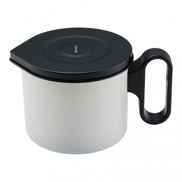 mannen(万年) エムデザイン オイルポットミニ 0.8L ホワイト ホワイト LMD-10 1個...