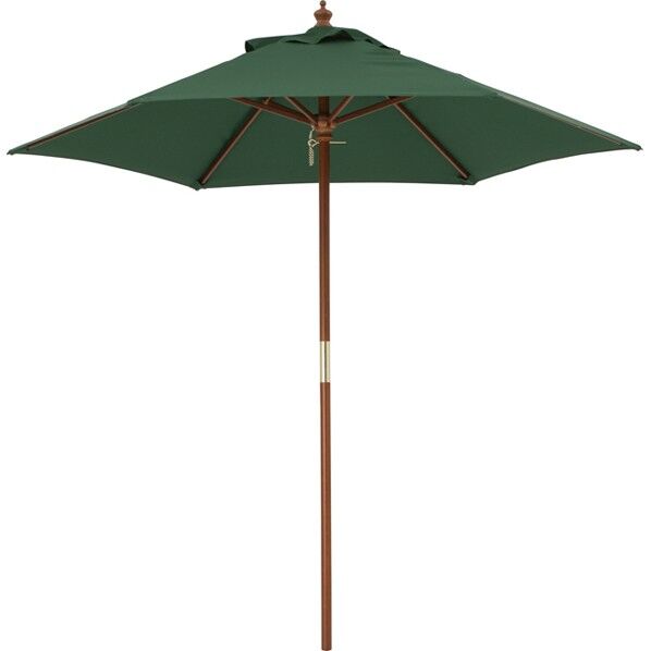 ウッドパラソル グリーン 2.1m PAL-21G 1台