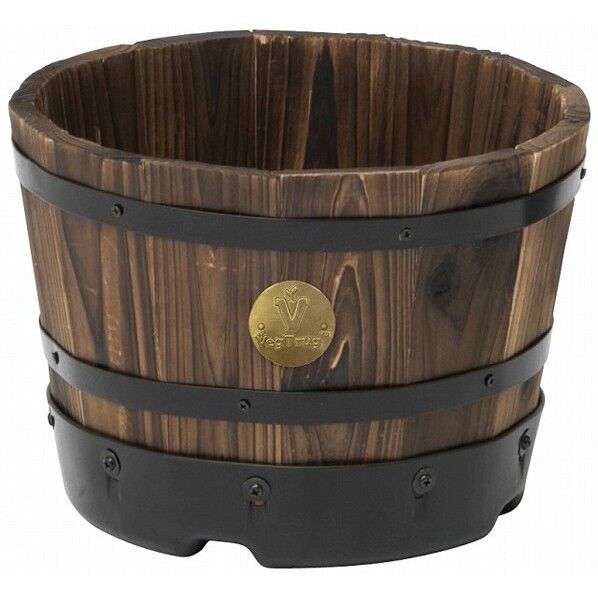 ウッドバレルプランター