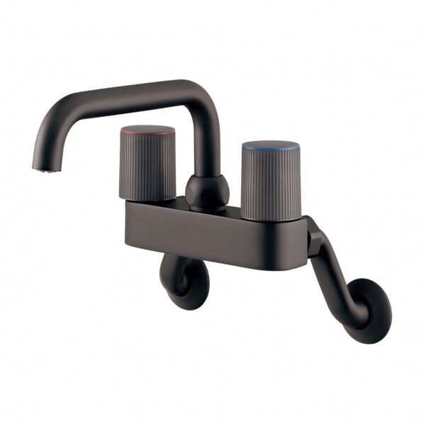 2ハンドル混合栓マットブラック