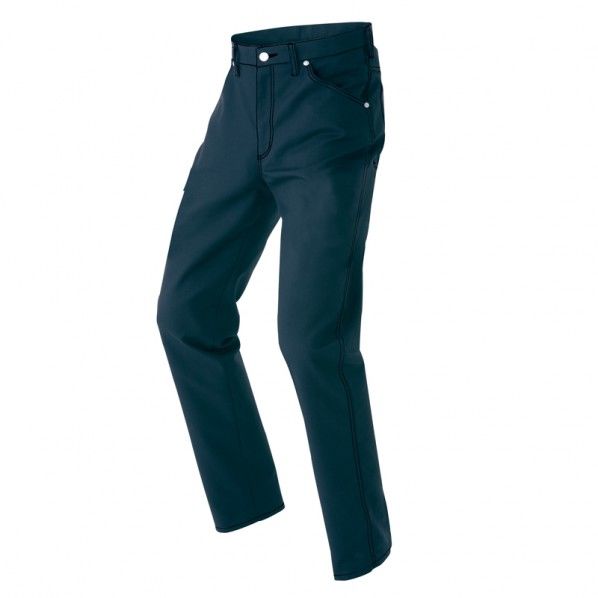 ワークパンツ(ノータック)(男女兼用) 008ネイビー 作業着 64220-008-L 1着