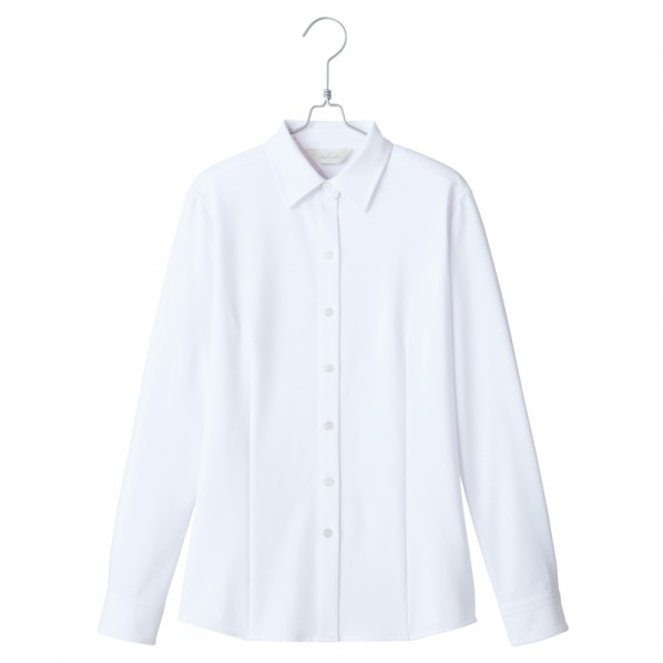 長袖ブラウス 001ホワイト 17 HCB4001 1着