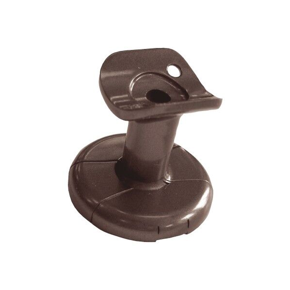 32縦型カバー付ブラケット EL-706 ブラウン 手すり用ブラケット 1個