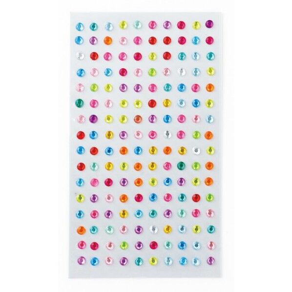 カラフル!ラインストーンシール