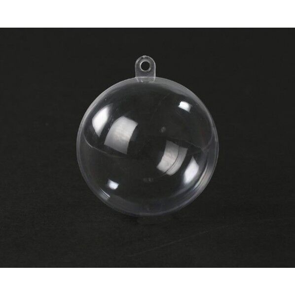 透明カプセル ホルダー付 球 φ30mm 5個