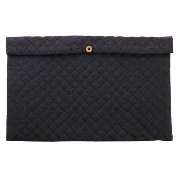 基礎縫いクッションケース チャコールグレー