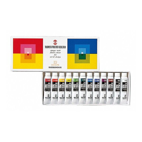 ポスターカラー11ml 12色スクールS 107723 1ST