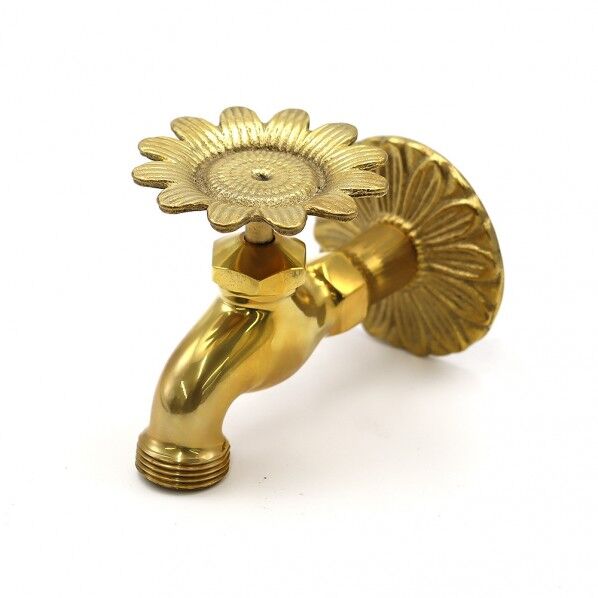アニマル蛇口 ヒマワリ 真鍮色 30022 1点
