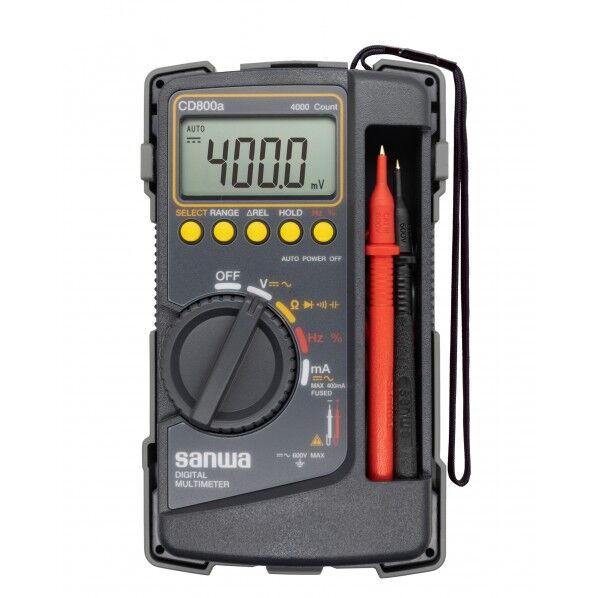 デジルマルチメータ保護カバー付き CD800a 1