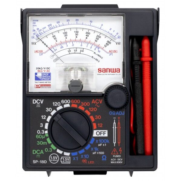 アナログマルチテスタ保護ケース一体型 167 x 129 x 45 mm SP-18D 1