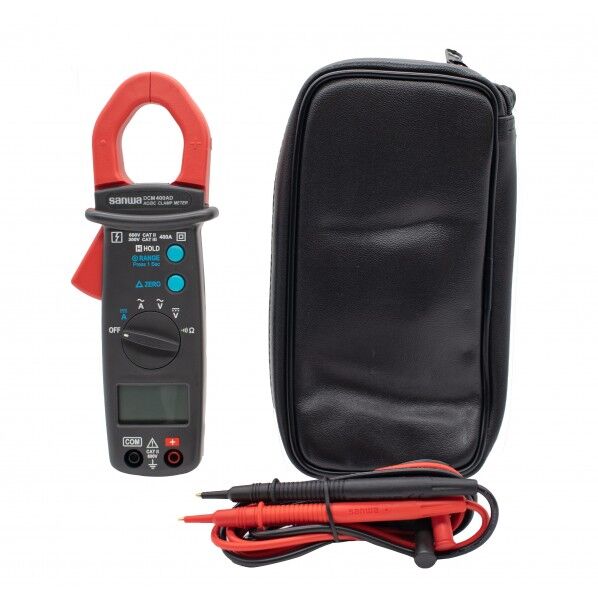 SANWA　AC/DC　デジタルクランプメーター　DCM400AD　自動車整備等 SANWA DC／AC両用デジタルクランプメータ DCM400AD
