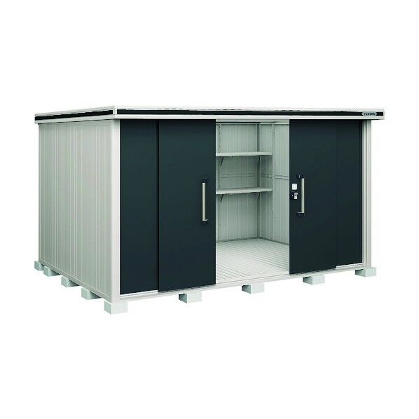 ※法人専用品※淀川製鋼所 ヨド物置エルモ エバーグリーン 床面積9.27m2 LMD-3625 EG 1点