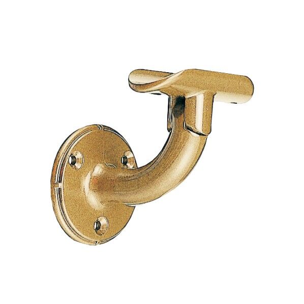 35 E首振りブラケット横型 EL-13G ゴールド 手すり用ブラケット 1個