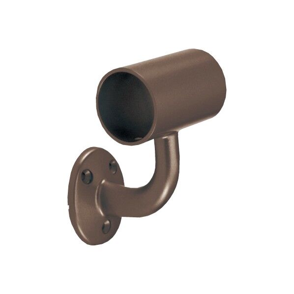 35ブラケット横型通し EL-25 ブラウン 手すり用ブラケット 1個