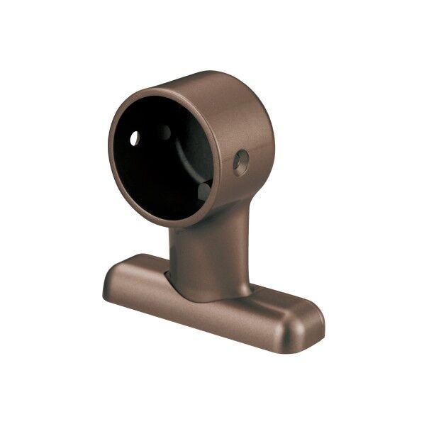 35真壁用スリムエンドブラケットカバー付 EL-617 ブラウン 手すり用ブラケット 1個