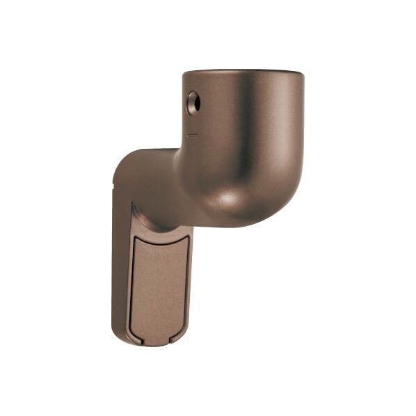 35縦枠用スリムブラケットカバー付 EL-618 ブラウン 手すり用ブラケット 1個