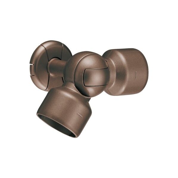 35自在ブラケットカバー付 EL-620 ブラウン 手すり用ブラケット 1個