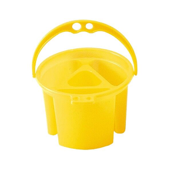 バケツ筆洗A型 直径182(内径140)×H103(mm)取手たたみ、最大突起含む 11100 1個