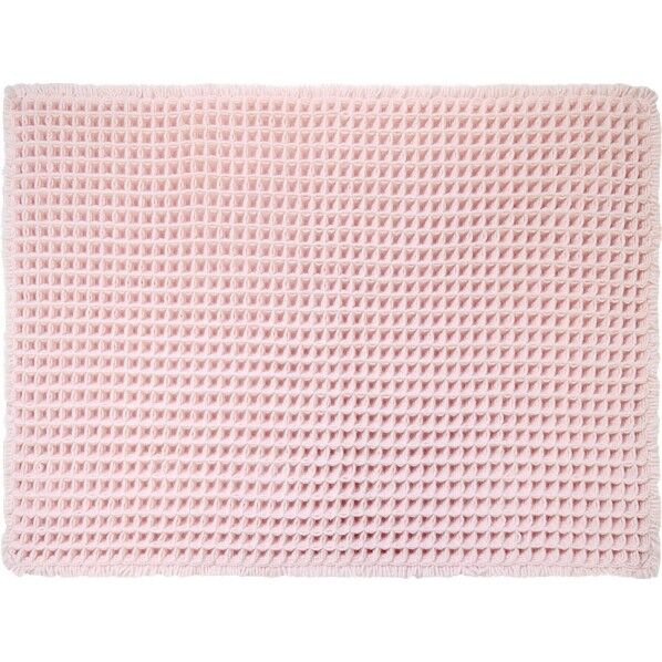 Ag＋ 抗菌ワッフルバスマット ピンク 45×60 920389 1枚