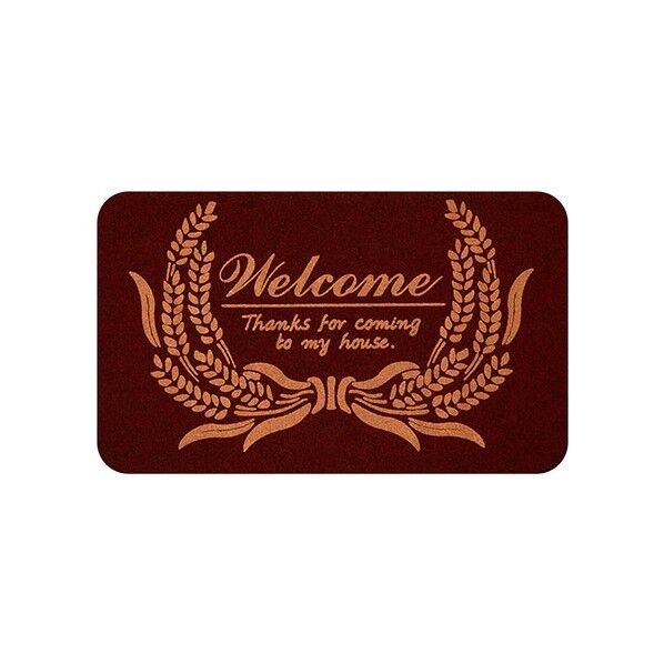 屋内・屋外兼用玄関マット ウエルカム 45×75 124213 1枚