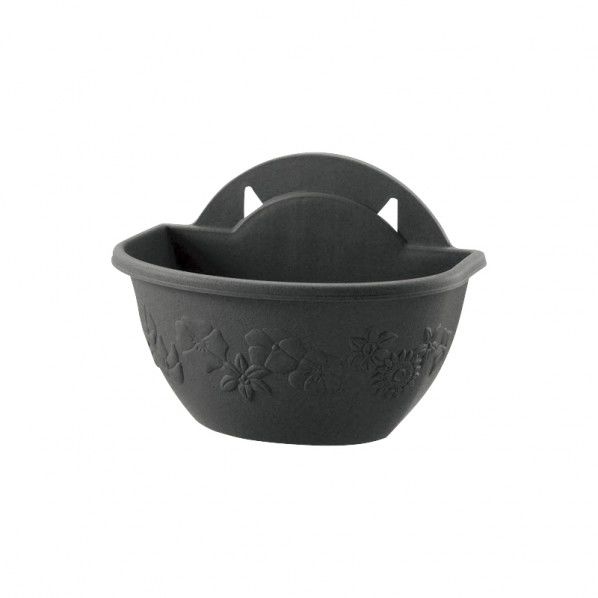 ハナール 壁かけ ダークグレー 28型 ダークグレー 幅28×奥行18.5×高さ20cm 1個