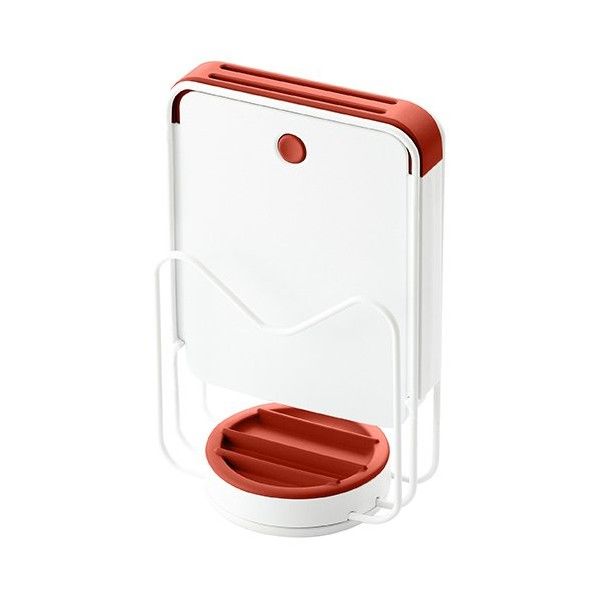 アルバーノ カッティングボード&ナイフスタンド ホワイト (W) 幅164×奥行110×高さ258mm 1個