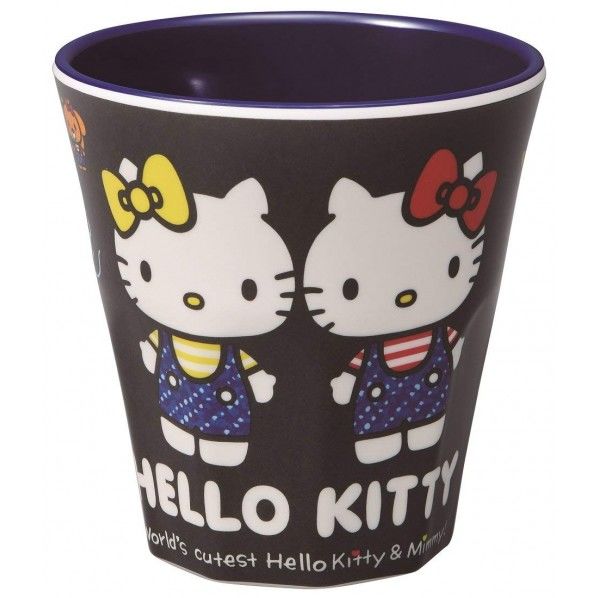 ハローキティ デニム メラミンタンブラー 幅8.7×奥行8.7×高さ9cm MTB2 1個