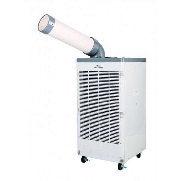 スポットクーラーダクト無し 排熱ダクト無し ホワイト 便利グッズ(レジャー用品) KSM257 1個