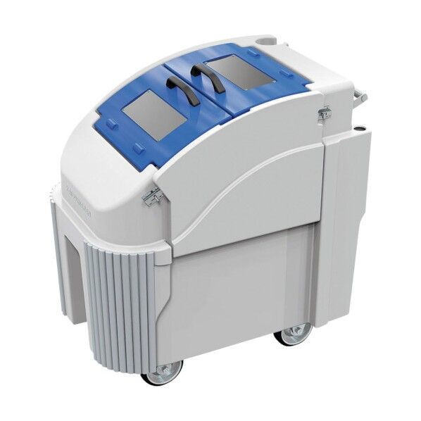 カートペール CPR300 (本体･横扉):ライトグレー (上蓋):ブルー 本体寸法(mm):幅886×奥行598×高さ985 約300L CPR300 1台